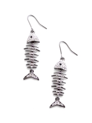 Sparkling Bonefish Earrings, $27.50